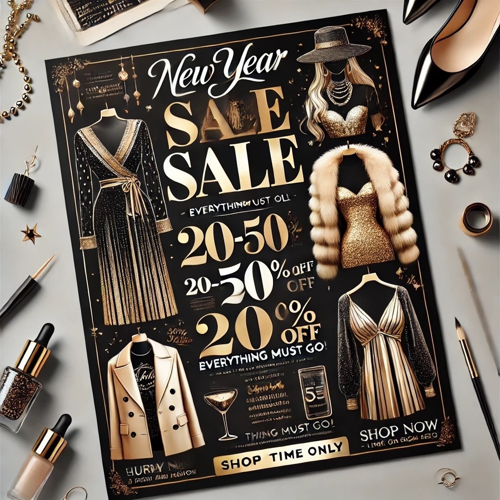 New Year closet sale!!!  EVERYTHING MUST GO